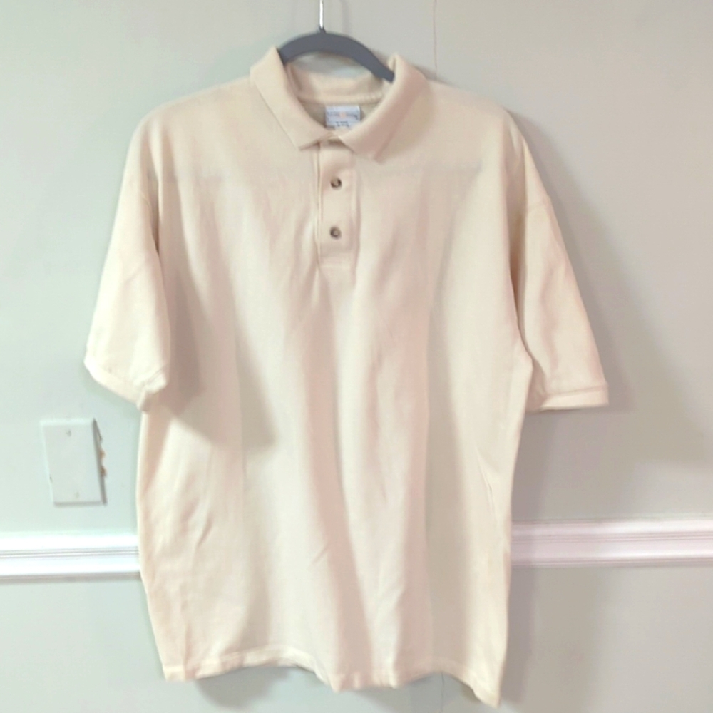 Men's Cream Polo Shirt